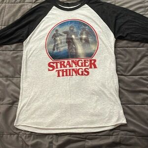 Stranger Things Raglan Shirt, Sz M